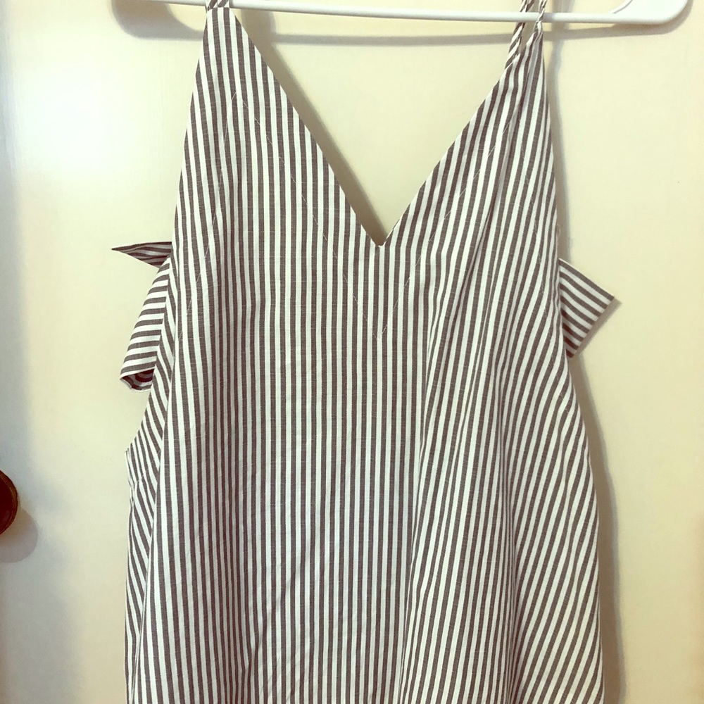 Striped Tank Top Blouse